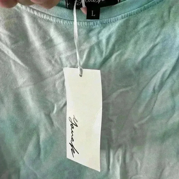 Yanak Ace Sweater~ Teal ~ Large~ NWT! Yana K - Picture 3 of 4